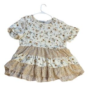 Paper Crane Floral Women's Blouse